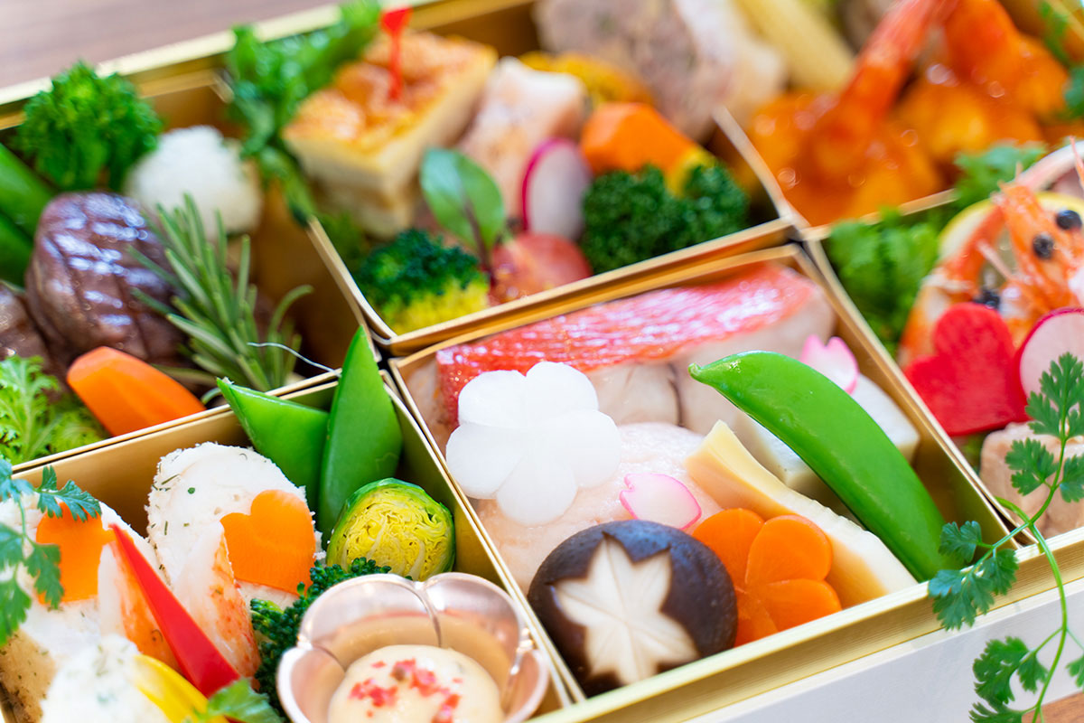 彩り豊かな祝い膳